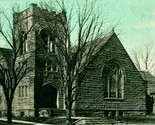 Presbiteriano Chiesa Carbondale Illinois Il 1911 Vtg Cartolina Photoette - £6.19 GBP