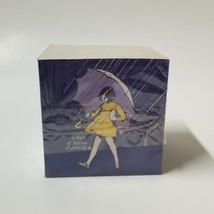 Morton Salt Note Cube Vintage Notepad Paper Blue White Umbrella Girl UNOPENED - £12.01 GBP