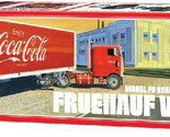 AMT FB Beaded Panel Fruehauf Van Trailer Coca Cola 1:25 Scale Model 19&quot; ... - £27.37 GBP