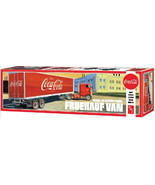 AMT FB Beaded Panel Fruehauf Van Trailer Coca Cola 1:25 Scale Model 19&quot; ... - £27.34 GBP