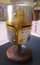 Miniature 12.7cm 20-Gauge Acier Crusader Casque Avec / Socle ~ Neuf - £36.03 GBP