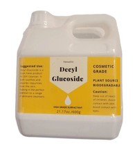 Decyl Glucoside Natural Foaming Cleanser Surfactant DIY Gel Soap Shampoo 21.7 oz - £18.28 GBP