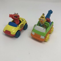 2 Vintage Matchbox Sesame Street Bert in Tow Truck &amp; Elmo In Taxi 1997 V... - £10.09 GBP