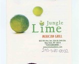 Jungle Lime Mexican Grill Menu 9th Avenue New York City  - $17.82