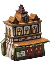 Dept 56 Theatre Royal Heritage Collection Dickens Village VTG 1989 Illuminated - £27.90 GBP