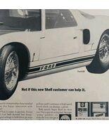 1965 Ford GT Sebring Race Shell Motor Oil Advertisement Automobilia DWLL7 - $458.95 MXN