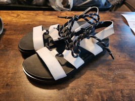 SOREL Roaming lace Leather Sandal Shoes White Women’s US Size 8.5 - $69.30