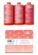 AURIfil 2022 Color Builder 50wt 3 Piece Thread Set Stinking Corpse Lily - £41.83 GBP