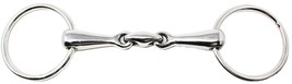 Stainless Steel Loose Ring Dog Bone Snaffle Horse Pony Bit 4 1/2&quot; Mouth ... - $24.74