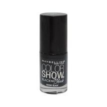 Maybelline New York Color Show Black To Black Nail Color, Patent Black, ... - $6.14