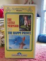 Vintage VHS The Little Mermaid and The Happy Prince (1985) Pre Disney Readers - $17.99