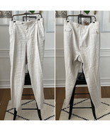 Saint Hilaire Cotton Linen Trousers Pants Pleat Flax Beige 48R - $46.80