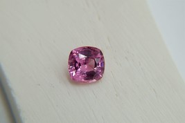Appraised Premium: Vivid Pink Spinel - Cushion - 1.736 ct - IGL certified - $1,400.00