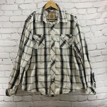 Supply Co USA Western Shirt Pearl Snap Mens Sz XL Plaid  - £11.84 GBP