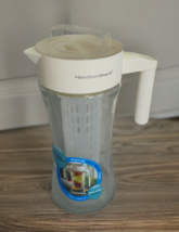 Hamilton Beach 34 Ounce Built In Fruit Infuser Cage Glass Pitcher - $9.85