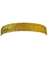 Gold Shimmer Choker Metallic Sparkle Adjustable Necklace Narrow Skinny 9... - £11.60 GBP