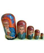 Elton John Nesting Doll/Russia/5-pc Set/7&quot; Tall/Wood/NEW!FREE SHIPPING I... - $35.52