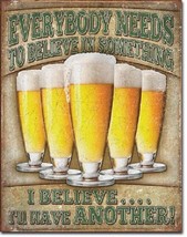 Beer I&#39;ll Have Another Retro Funny Humor Wall Bar Pub Decor Metal Tin Sign New - £12.73 GBP