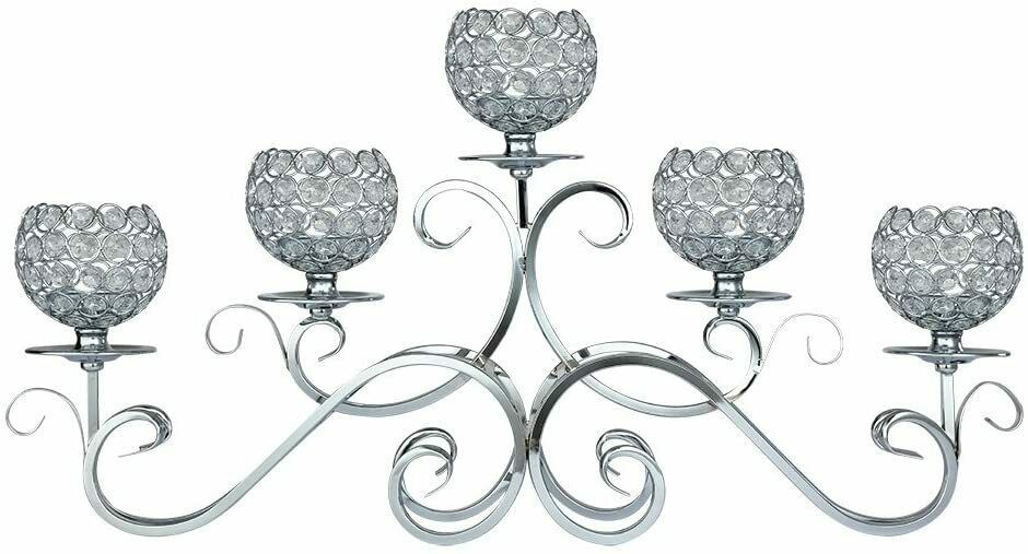 Primary image for Crystal Candle Holders for Holiday Table