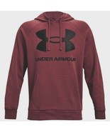 Under Armour Mens UA Rival Fleece Hoodie Big Logo Sweatshirt Small Cinna... - £28.60 GBP