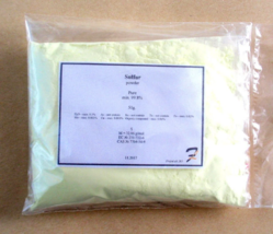 Sulfur powder - 99.98% pure grade element 7704-34-9 - $9.70+