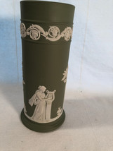 Wedgwood Sage Green 6.5 Inch Vase Classical Design Mint - £31.38 GBP