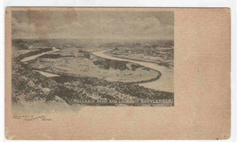 Moccasin Bend Lookout Mountain Battlefield Tennessee 1905c postcard - $6.93