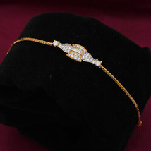 22 Karat Print True Gold 17cm Birthstone Bracelets Step Aunts Handmade Jewelry - £805.73 GBP