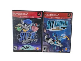 Playstation 2 Game Lot Sly Cooper 1 &amp; 2 Complete Tested Working - £29.30 GBP