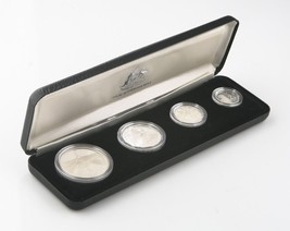 1988 Royal Australian Mint Sterling Silver Proof Set w/ Original Box &amp; Case BU - £109.89 GBP
