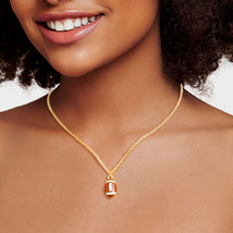 Brown Football Necklace - $27.60
