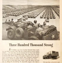 1944 Chrysler Dodge Rated Trucks Advertisement WW2 Era Army Vehicles DWP7A - $559.01 MXN