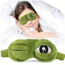 3D Frog Sleep Mask for Comfortable Light Blocking at Home or Travel - $9.99