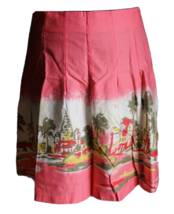 Old Navy Women&#39;s Pink/White Landscape Skirt  ~2~RN 54023 - £6.05 GBP