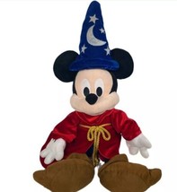 24” Disney Store Mickey Mouse Sorcerer&#39;s Apprentice Large Plush Fantasia... - $22.95