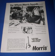 Morris Guitar Pickin&#39; Magazine Photo Clipping Vintage January 1976 - £11.84 GBP