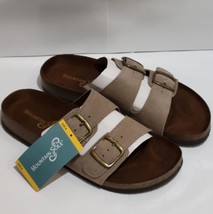 MOUNTAIN SOLE Womens Leather SANDALS Taupe Size 8 - £18.33 GBP