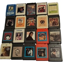 Country Western 8 Track Tapes (20) UNTESTED Johnny Cash George Jones Statler Bro - £20.19 GBP