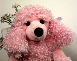  (Y24D4B15) Build A Bear Plush Puppy Stuffed Animal Quality Pink Dog  - £23.44 GBP
