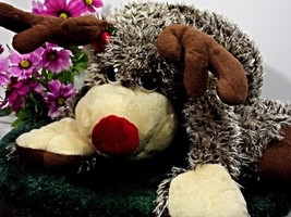  (Y24K3B3) Fine Toy Plush Rudolf Red Nosed Reindeer Stuffed Animal Xmas ... - £23.50 GBP