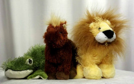  (Y24L2B1) Ganz Plush Webkinz Lion Gecko Lizzard Horse Pony Stuffed Animals Lot - £23.51 GBP