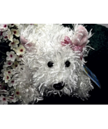 (Y24B3) Ganz Webkinz Realistic Dog Plush White Terrier Stuffed Animal  - £11.77 GBP