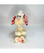 Justs for Laughs Singing Bobblers Dog Plush Moves Sings &#39;Hey Baby&#39; Valen... - £35.15 GBP
