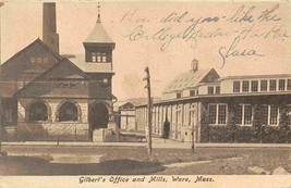 Gilbert&#39;s Office &amp; Mills Ware Massachusetts 1905c postcard - $7.43