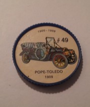 Jello Car Coins -- #49  of 200 - The Pop-Toledo - £8.03 GBP