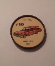 Jello Car Coins -- #195  of 200 - The Mercury - £7.98 GBP