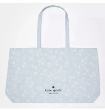 New Kate Spade Beach Shopper 25&quot; x 15&quot; XLarge Shopping Tote Blue White S... - $32.98 CAD