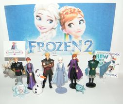 Disney Frozen 2 Movie Party Favors Set of 13 with 10 Fun Figures, Tattoo... - £12.74 GBP