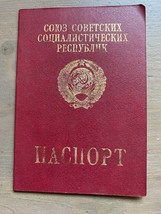 Vecchio documento d&#39;epoca URSS carta d&#39;identità ucraina 1993 - $304.06 MXN