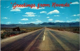 Greetings from Nevada Postcard Highway View - £9.88 GBP